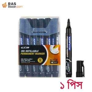 GXin G-113E কালো রিফিলযোগ্য পারমানেন্ট মার্কার পেন